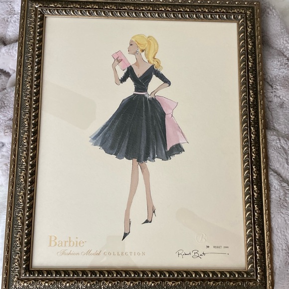 Z Gallerie Art Barbie Fashion Model Collection Robert Best Print
